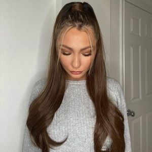 NWOT INH Insert Name Here Brit Ponytail Extension Ombré Dark Brown to Brown